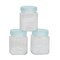 Everything Mary - Clear 6 oz Plastic Jars with Lids - 3 Pack - BPA Free, Reusable Containers